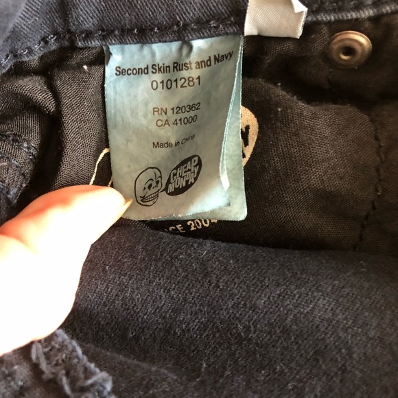 Cheap Monday second-skin high rise jeans W25/L32. Never worn! Navy blue - Picture 5 of 6